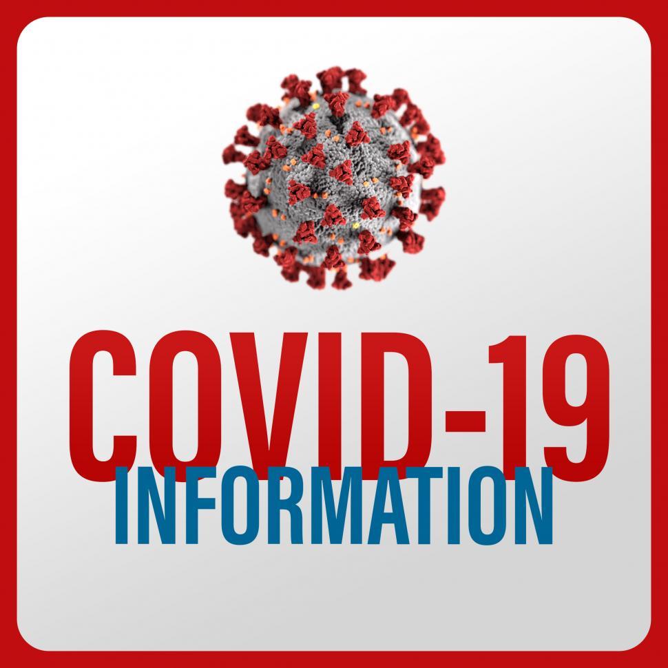 Free Image of COVID-19 Information Graphic - Square  