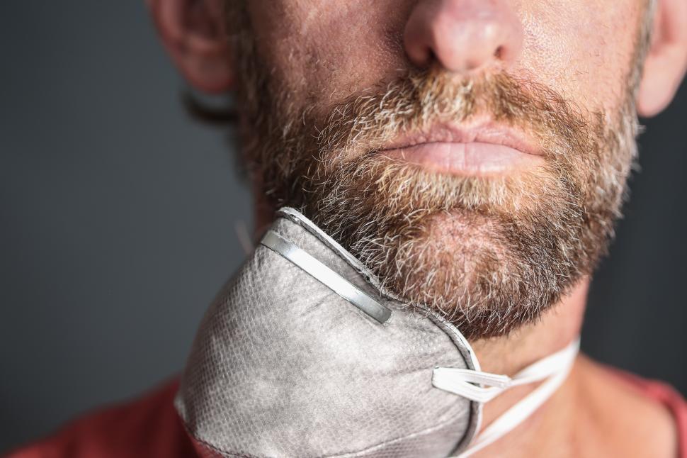 Free Image of Incorrect Use of Face Mask 