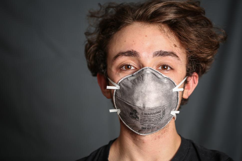 Free Image of Young Person Wearing Face Mask 