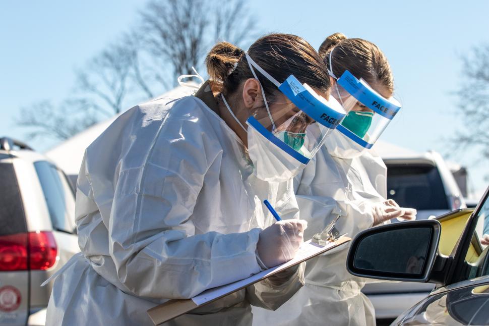 Free Image of Registering for COVID testing 
