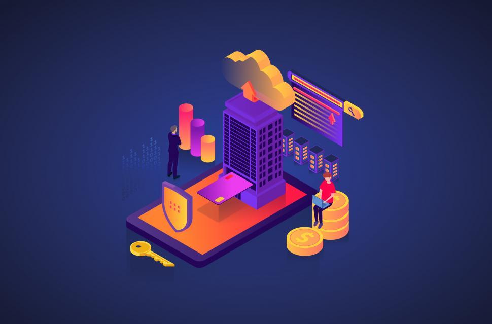 Free Image of Online Banking - Bank - Secure Financial Transactions 