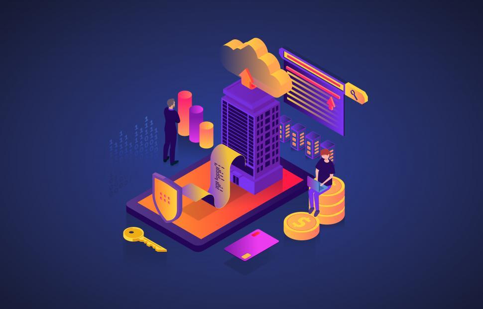 Free Image of Online Banking - Money - Secure Financial Transactions 