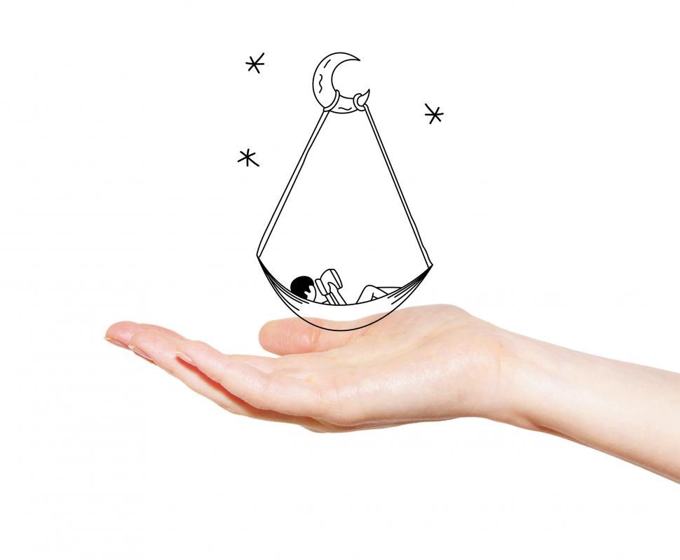 Free Image of Child on Hand Observing the Stars - Imagination and Creativity 