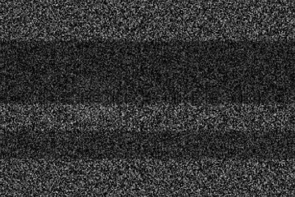 Free Image of Static Noise Background - Black and White 