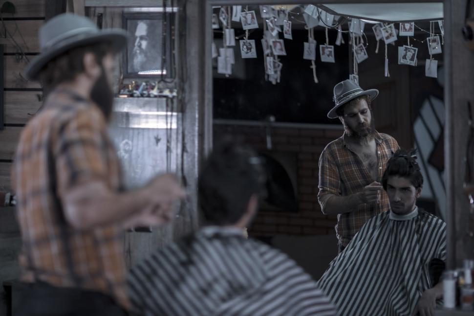 Free Image of Jorj Barber Shop  - Reflection 