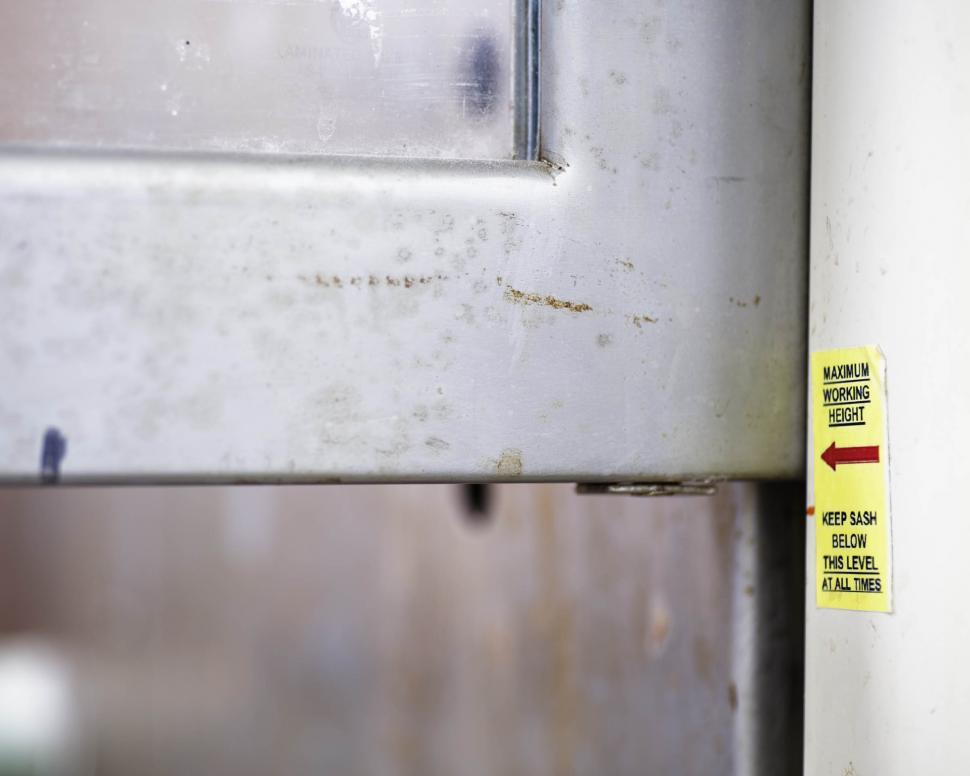 Free Image of Fume hood sash 