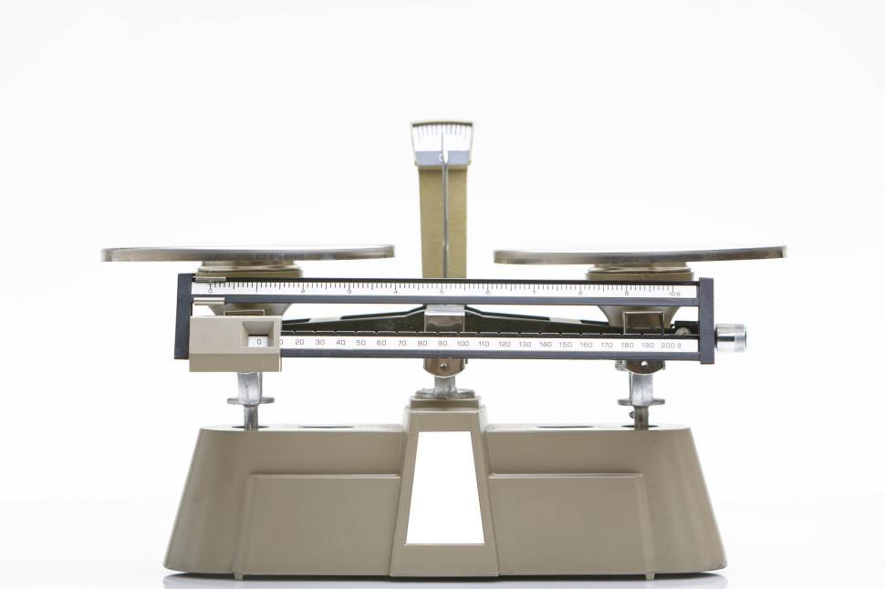 Free Image of triple beam balance  