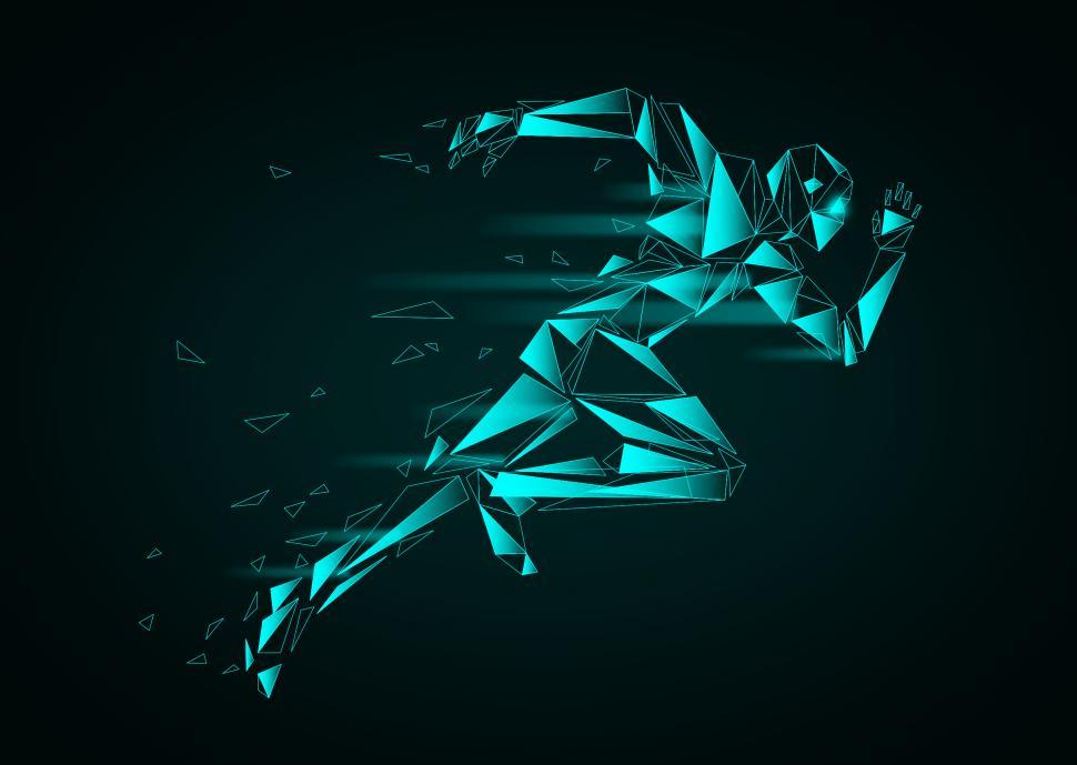 Free Image of Bionic Runner - Digital Twin - Rise of the Robots 