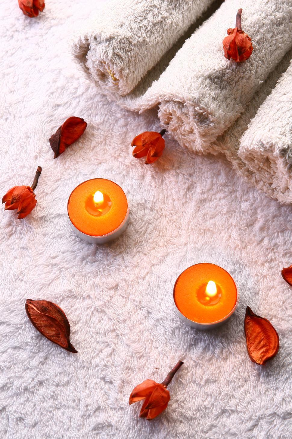 Free Image of spa products arranged 