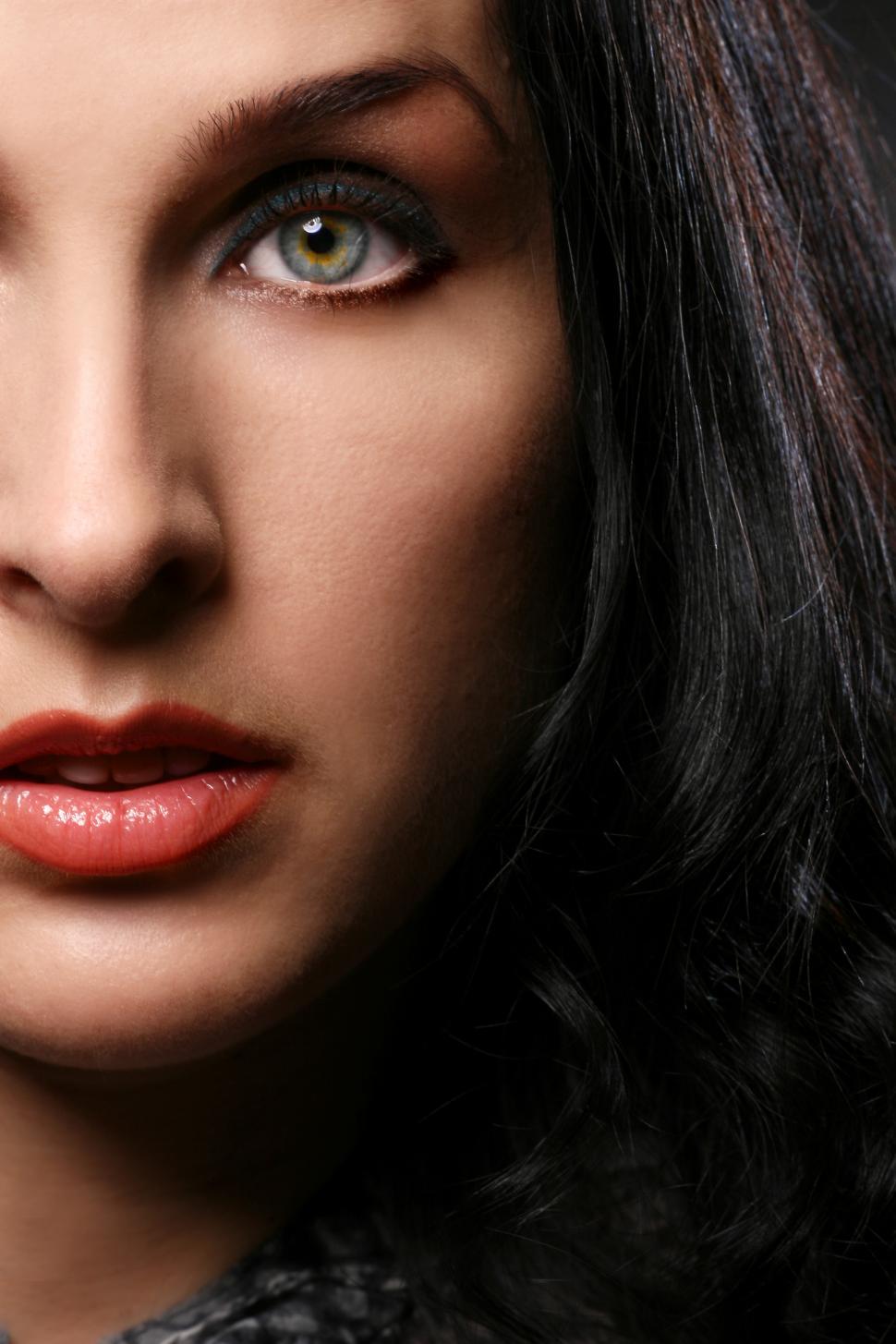 Free Image of Close up portrait of beautiful women 