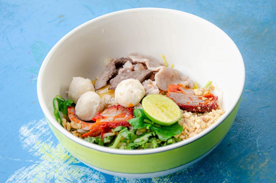 Free Image of Type on Noodle in Thailand  