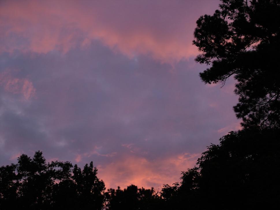 Free Image of Red Sky Sunset 