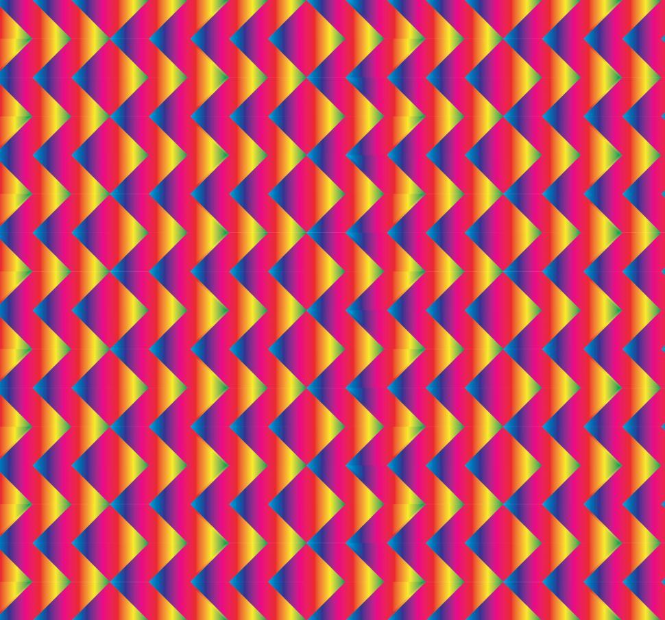 Free Image of Bright red and blue zigzag pattern  