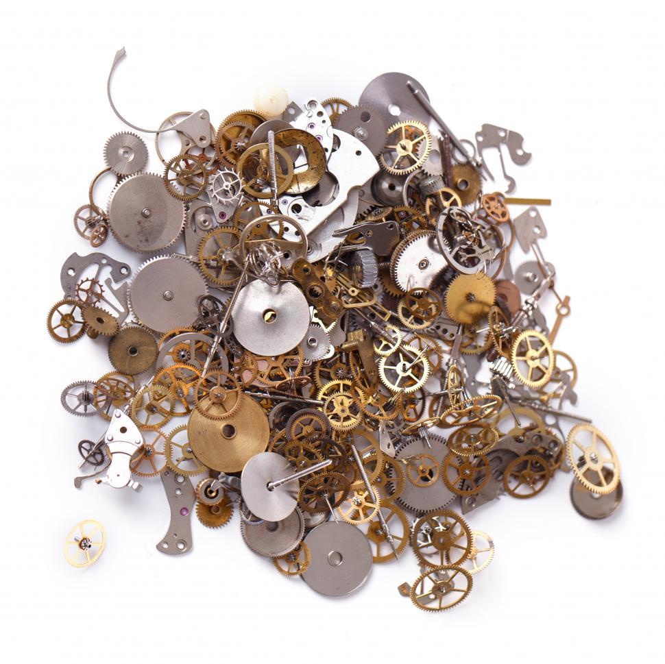 Free Image of Pile of Gears on the table 