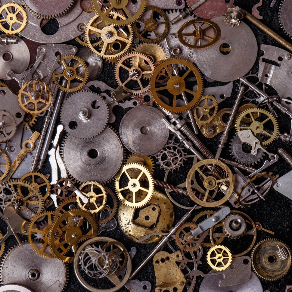 Free Image of Background of gears 