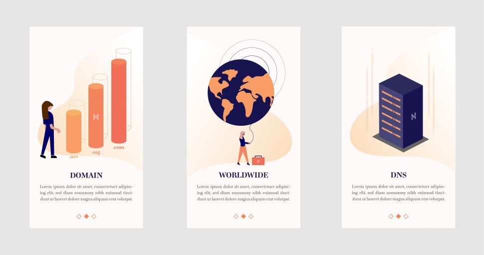 Free Image of Domain mobile illustration  