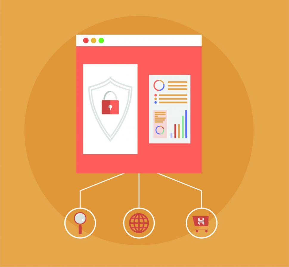 Free Image of Flat icon - commerce website 