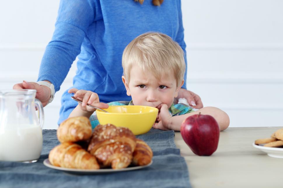 Free Image of Family during breakfast 
