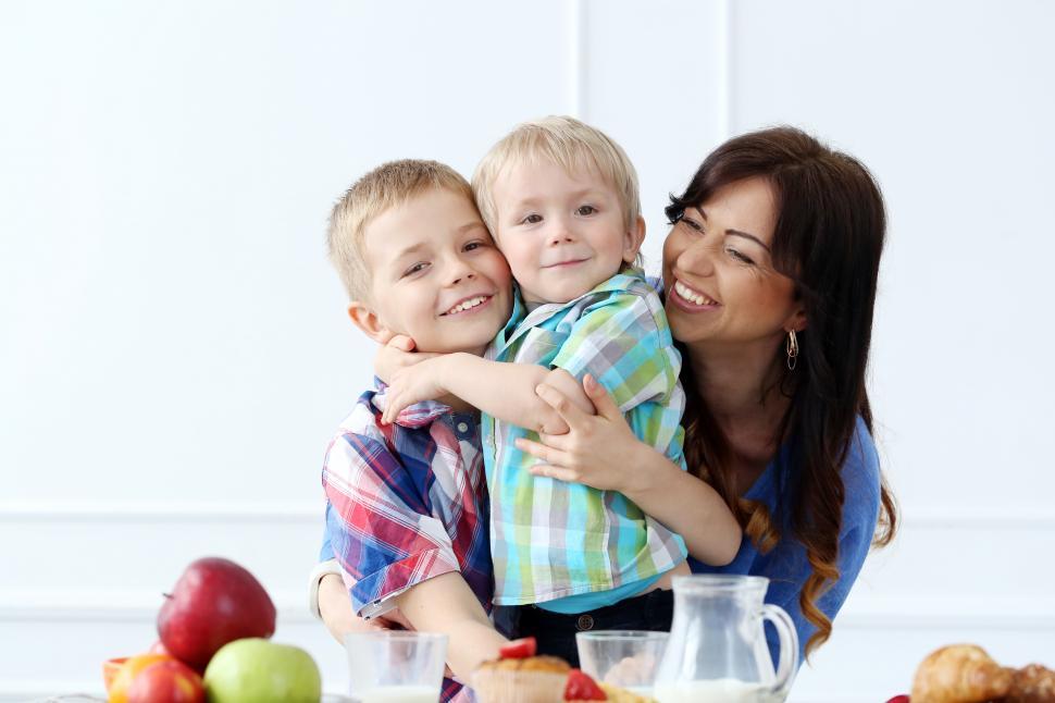 Free Image of Happy family together 
