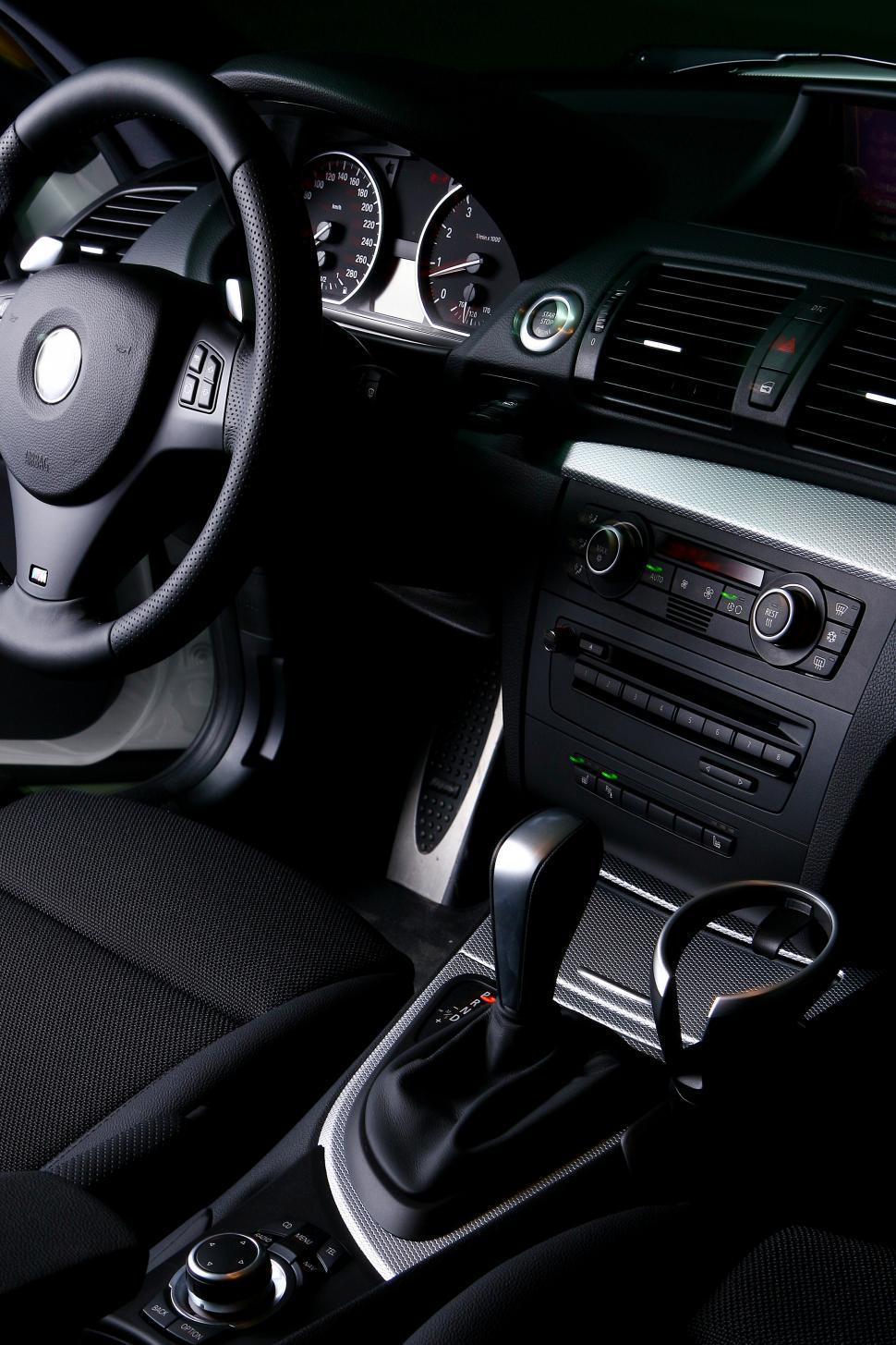 Free Image of plush car interior in black 