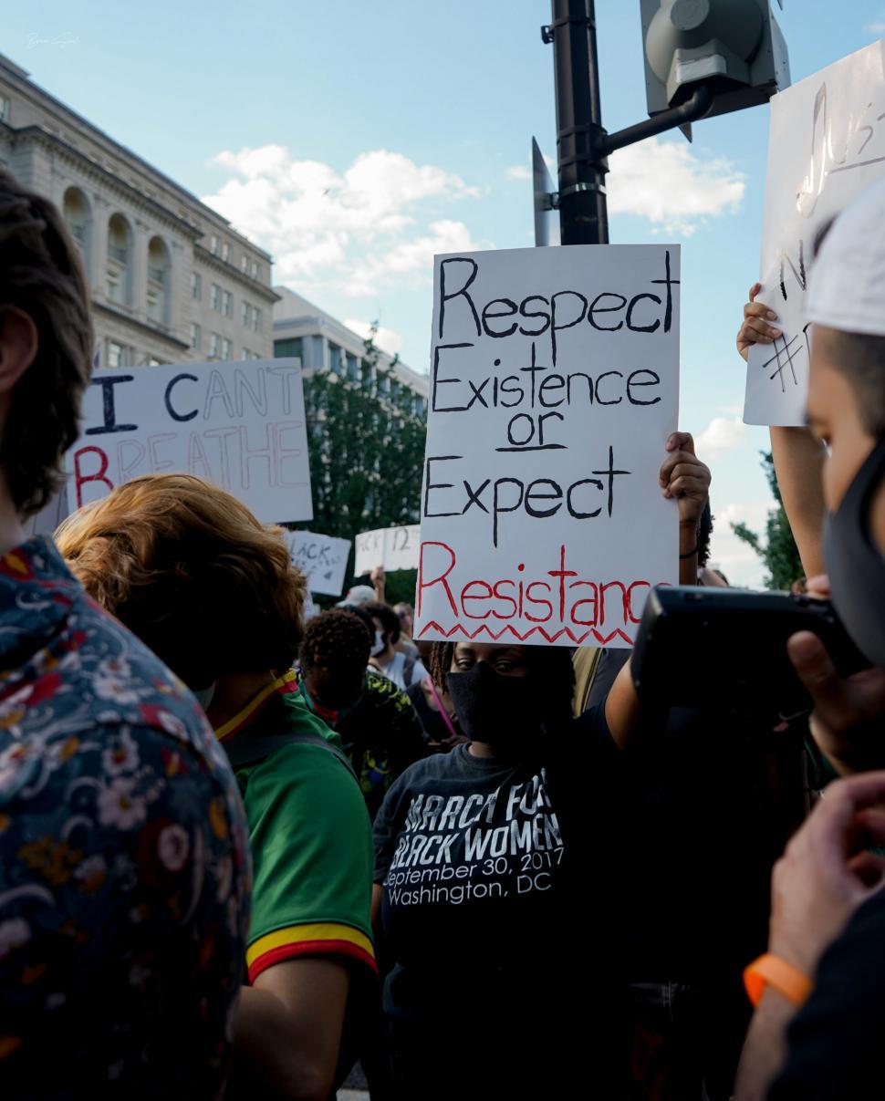 Free Image of Anti-Racism Protesters  