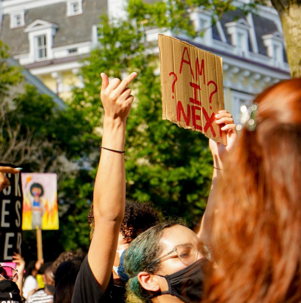 Free Image of Sign at BLM Rally 