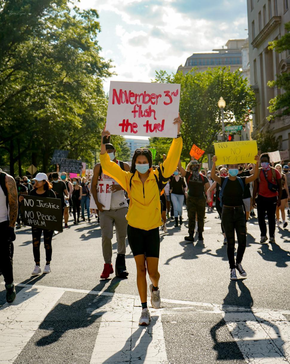 Free Image of Street Rally Sign - Vote 