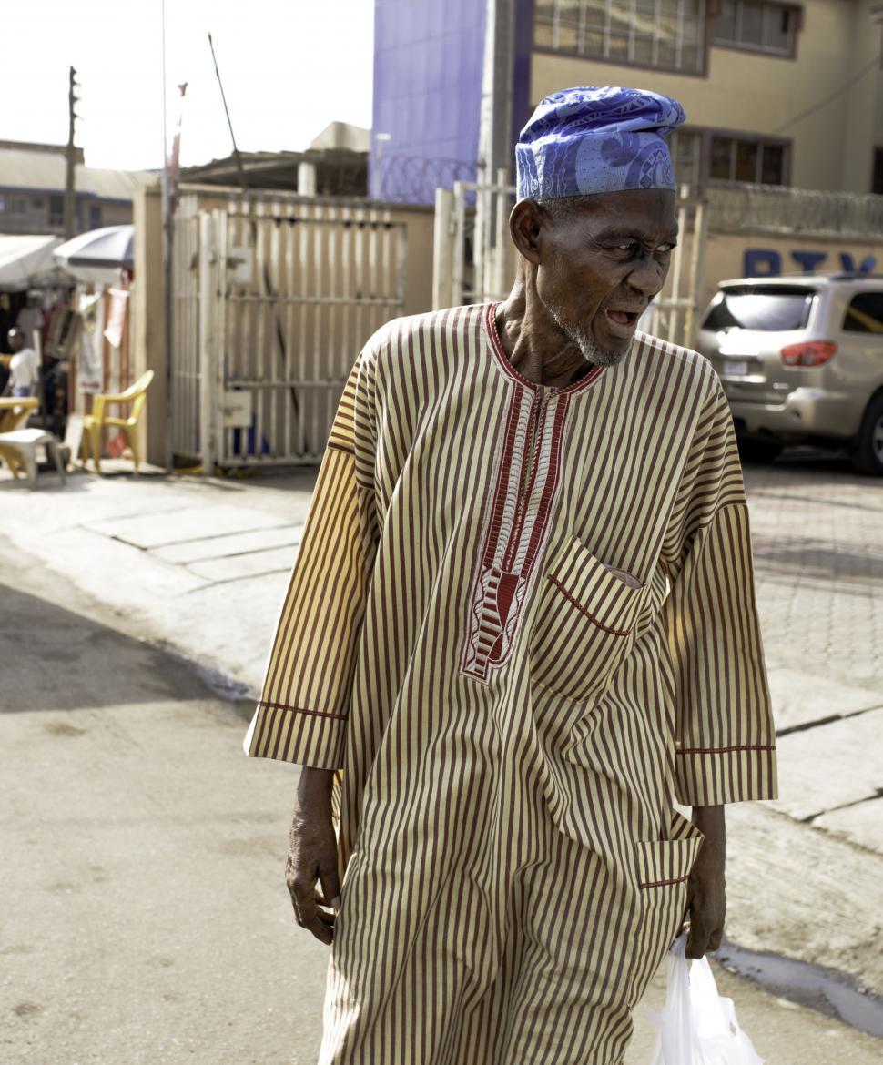 Free Image of Old Man in Nigeria 