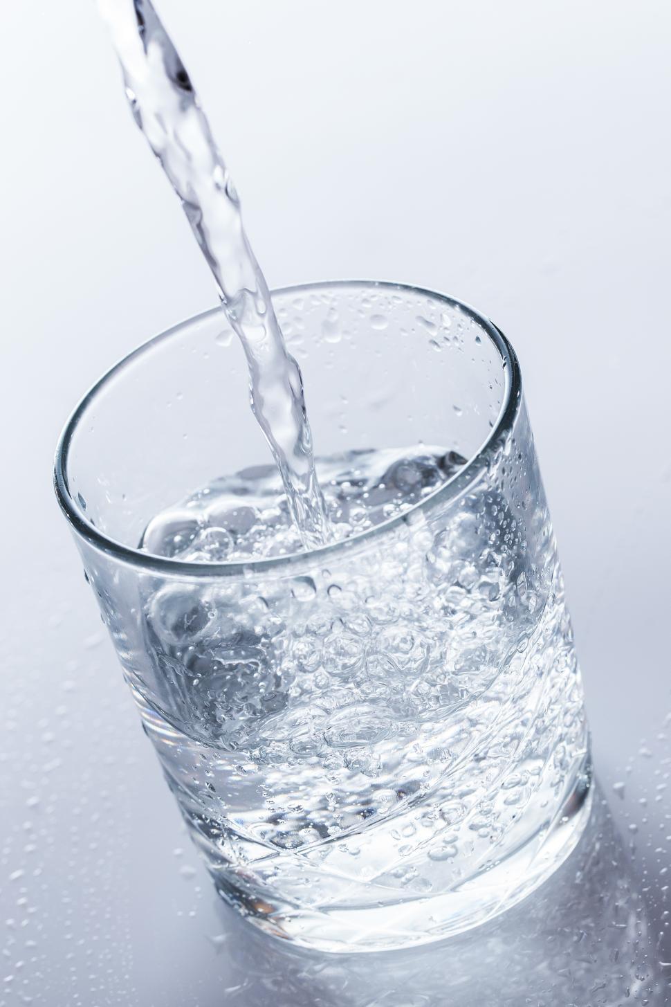Free Image of Filling a Glass on the table 