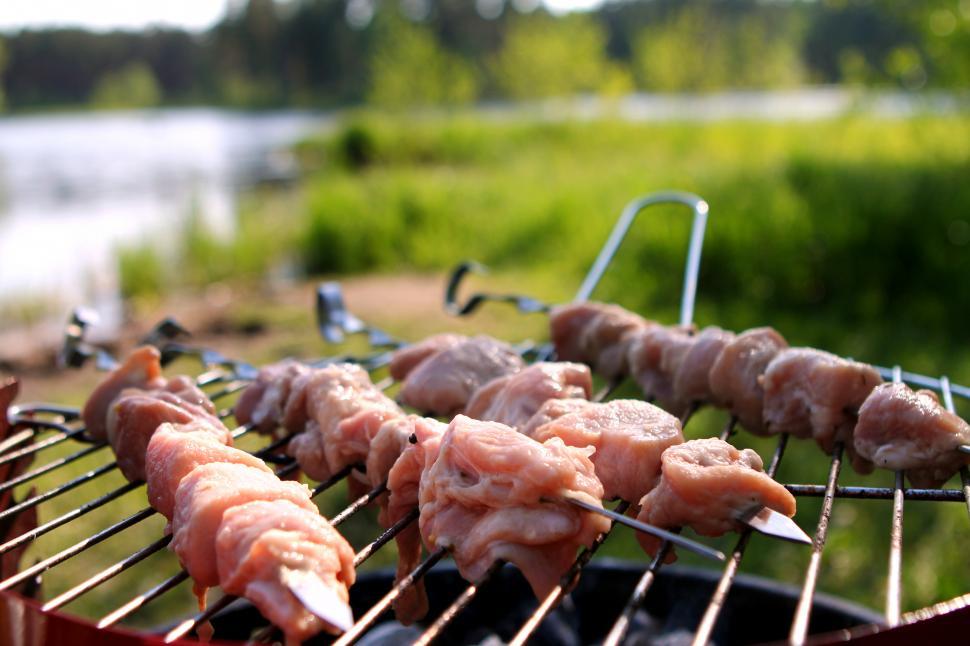 Free Image of Fresh meat on the grill 