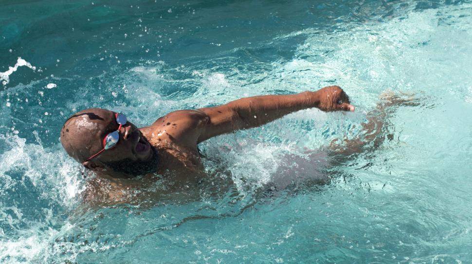 Free Image of Young Man in Swimming Pool 
