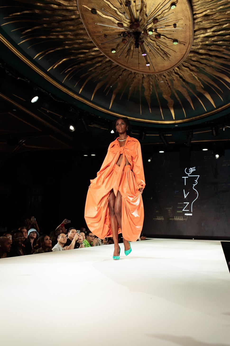 Free Image of Fashion Model on Ramp 