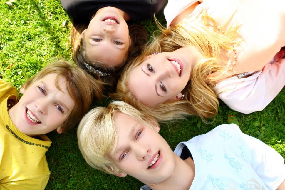 Free Image of Happy family have fun in park 