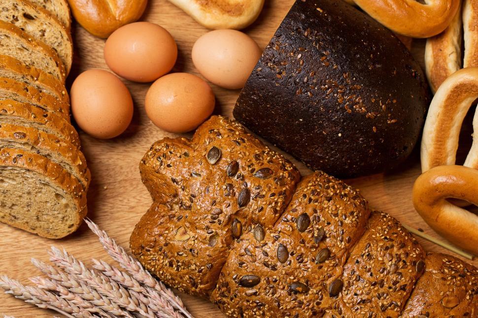 Free Image of Cooking. Delicious bread made from good wheat 