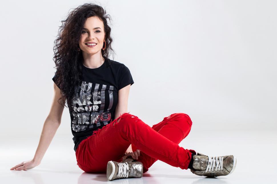 Free Image of Teenager on the floor 