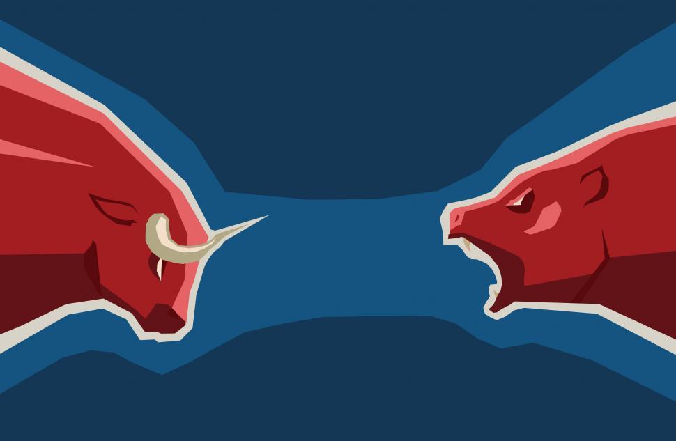 Free Image of Bull and Bear - Financial Markets Concept - Long Version 