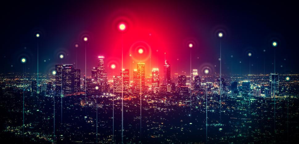 Free Image of Connected City - Smart City 