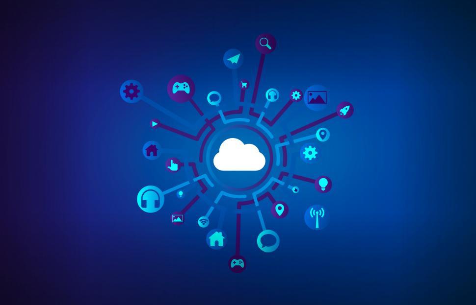 Free Image of Cloud Software - SaaS - Software as a Service 
