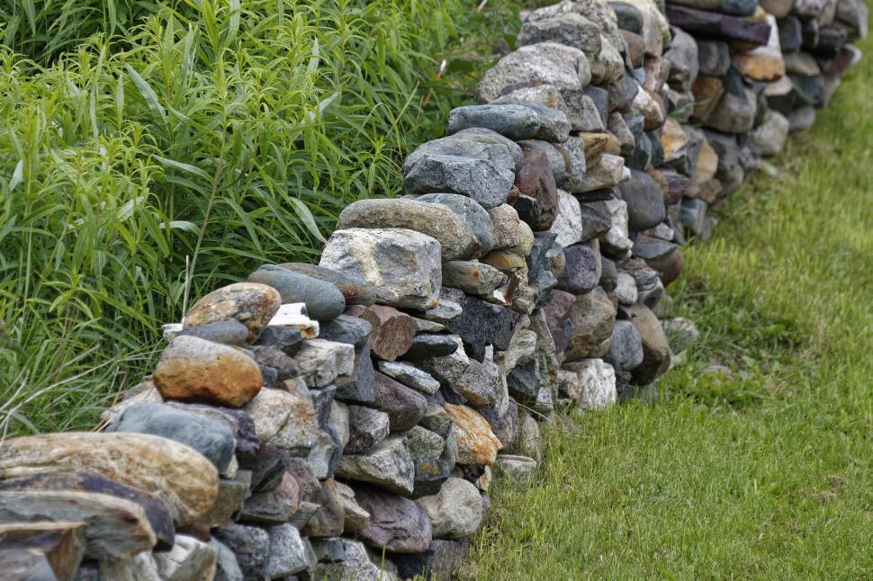Free Image of Stone fence 
