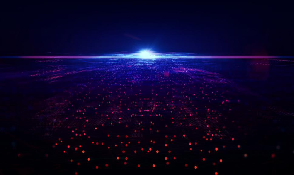 Free Image of Abstract Background - Big Data - Cyberspace - AI 