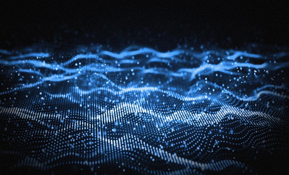 Free Image of Waves and Particles - Abstract Background 