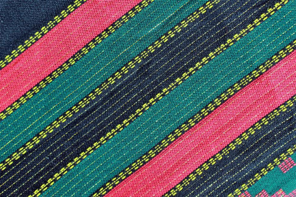 Free Image of Ethnic Pattern Woven Fabric Background  