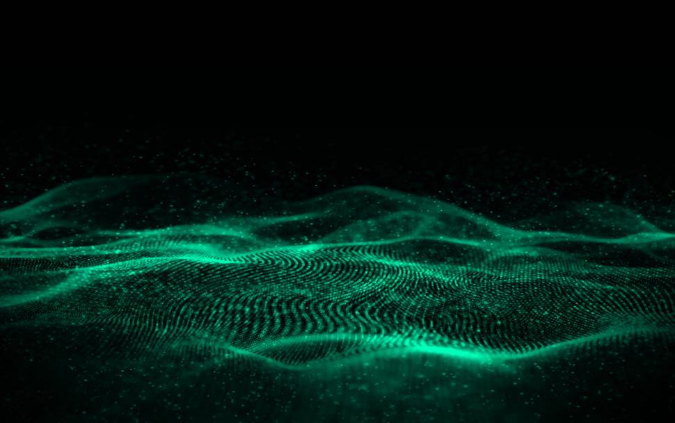 Free Image of Abstract Background -  Particles on Dark Background 