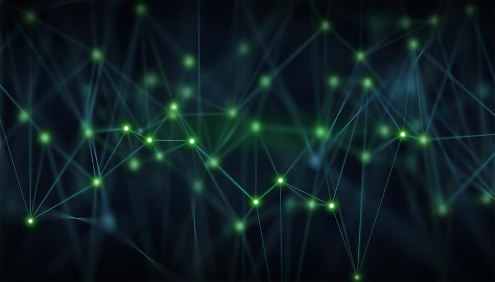 Free Image of Abstract Background - Faded Green Mesh 