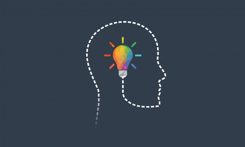 Free Image of Human Ingenuity - Idea Concept - Dark Background 