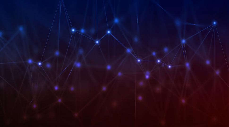 Free Image of Abstract Background - Blue and Red Mesh 
