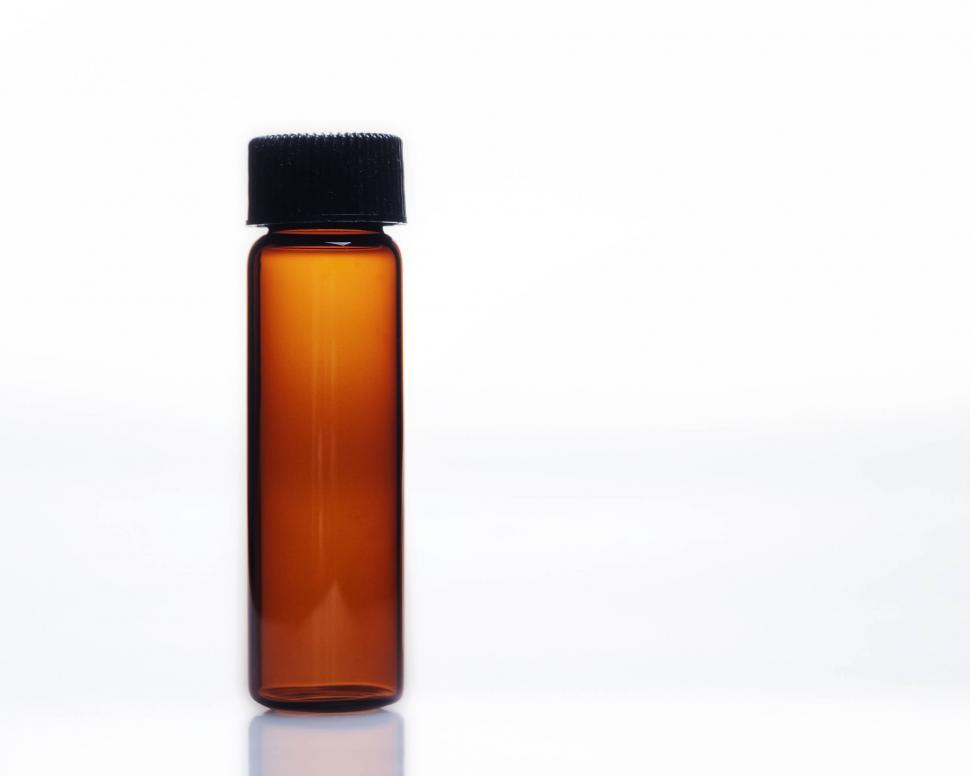 Free Image of Amber Vial 