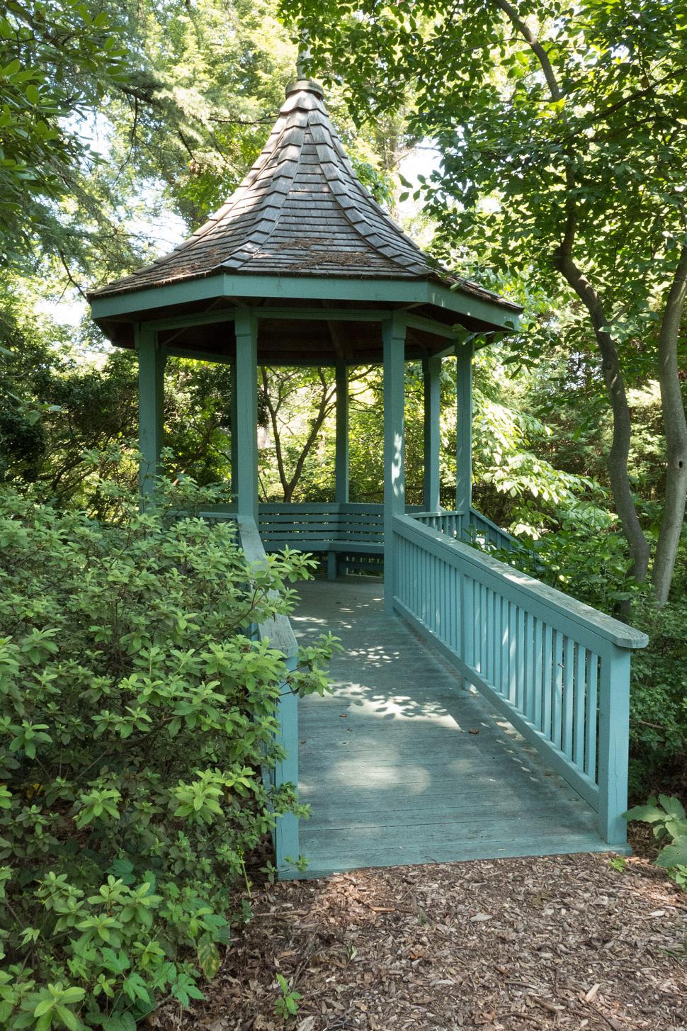 Free Image of Backyard Wooden Gazebo 