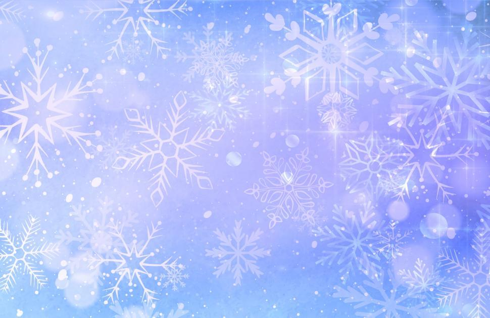 Free Image of Blue Christmas Background 