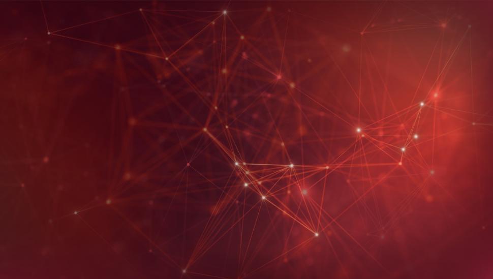 Free Image of Abstract Technology Background - Networks - Red 